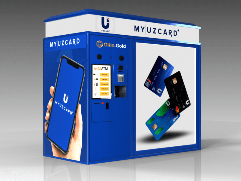 Gold ATM Uzcard